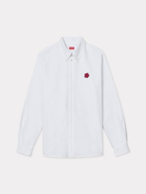 'Boke Flower' embroidered casual shirt