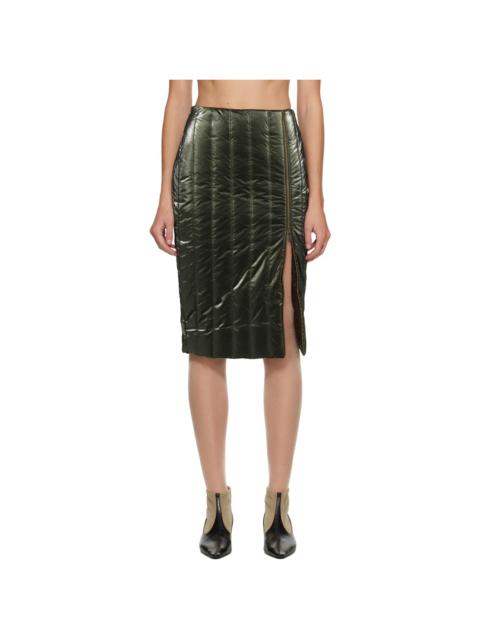SSENSE Exclusive Green Josephine Midi Skirt