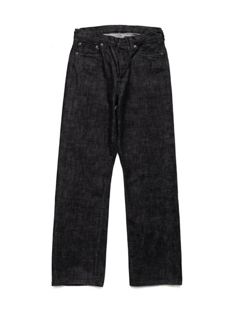 1101BK Straight Black Selvedge Denim