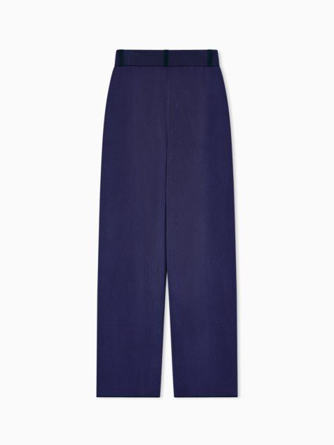 ASV RIBBED VISCOSE-BLEND TROUSERS
