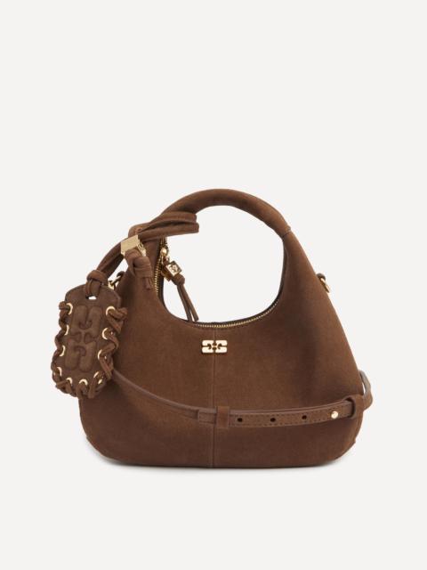 Suede Mini Hobo Bag