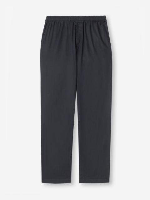 Men's Trousers Harris Lyocell Cotton Navy