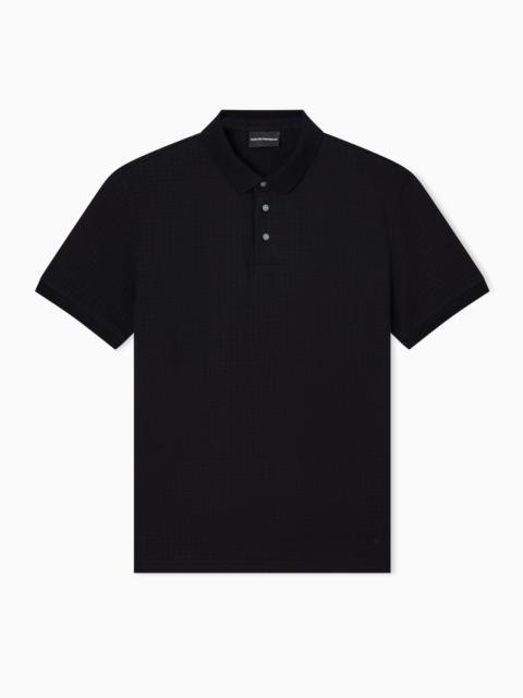 US EXCLUSIVE JACQUARD JERSEY POLO SHIRT