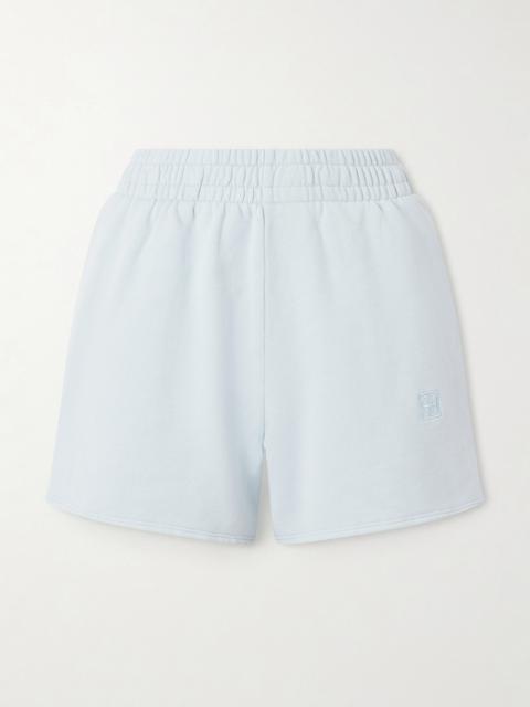 Kam Embroidered Cotton-jersey Shorts