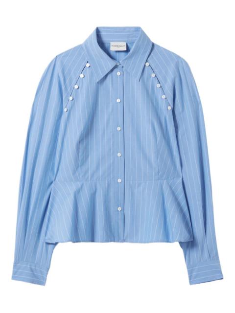 pinstripe shirt