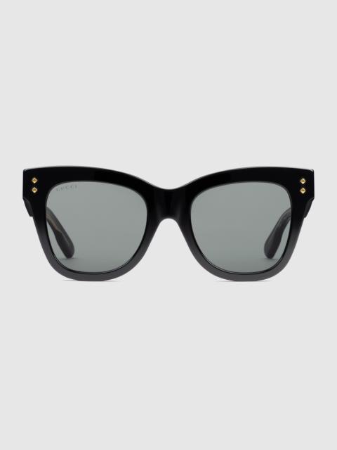 Cat-eye frame sunglasses