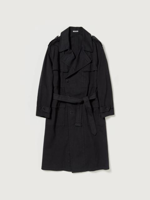 GARMENT-DYED TEXTURED CHINO COAT