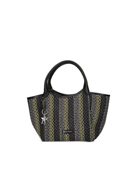 geometric-pattern tote bag