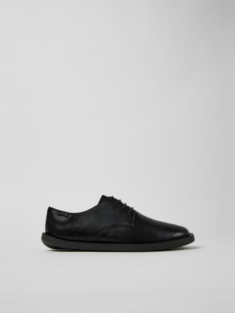Black Leather Shoes for Men.
