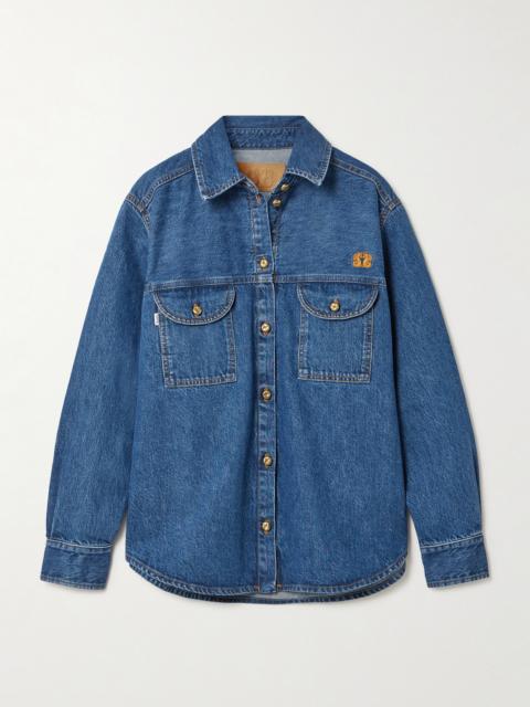 Nariida Berber Embroidered Denim Shirt