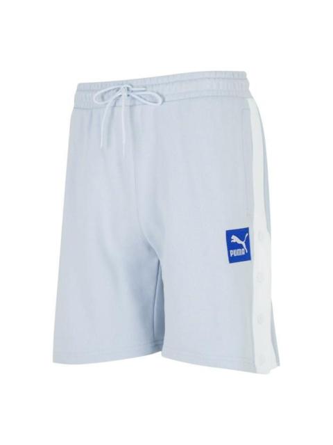 PUMA EMB Logo Shorts 'Blue' 536782-21