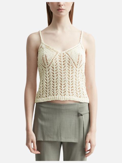 RESORT-STYLE KNITTED TANK