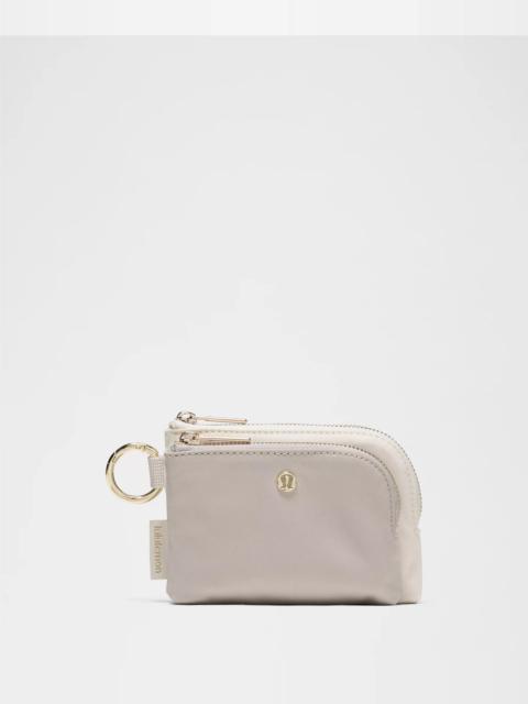 Double Zip Clippable Card Pouch