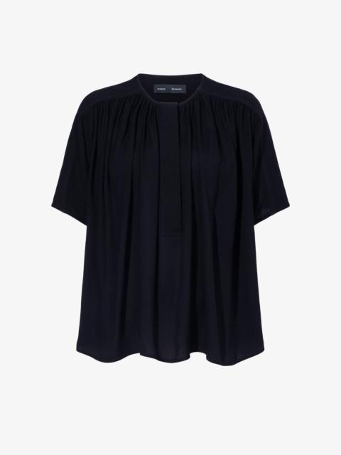 Claire Top in Viscose Georgette