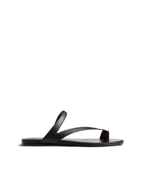 Aimee leather flat sandals
