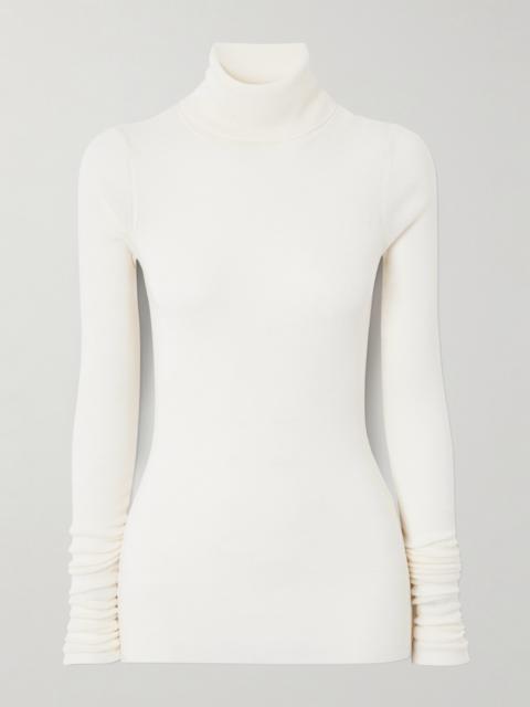 Utica Wool And Silk-blend Turtleneck Sweater