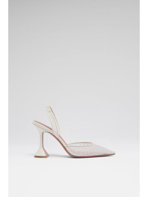 HOLLI SLING 95 WHITE POLKA-DOT LACE