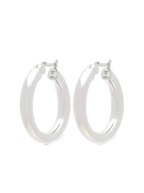 medium classic thick hoop earrings