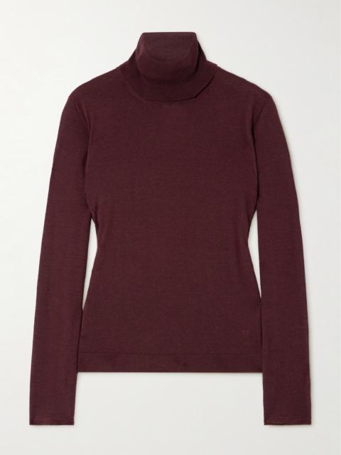 Cashmere And Silk-blend Turtleneck Sweater