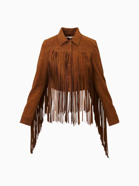 Maelis Suede Fringe Jacket