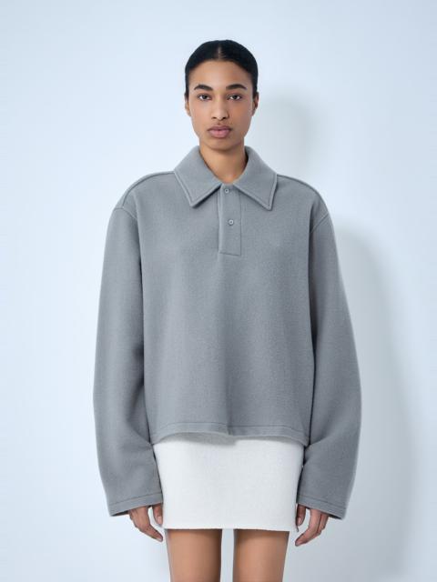 Oversized Polo Knit Jumper