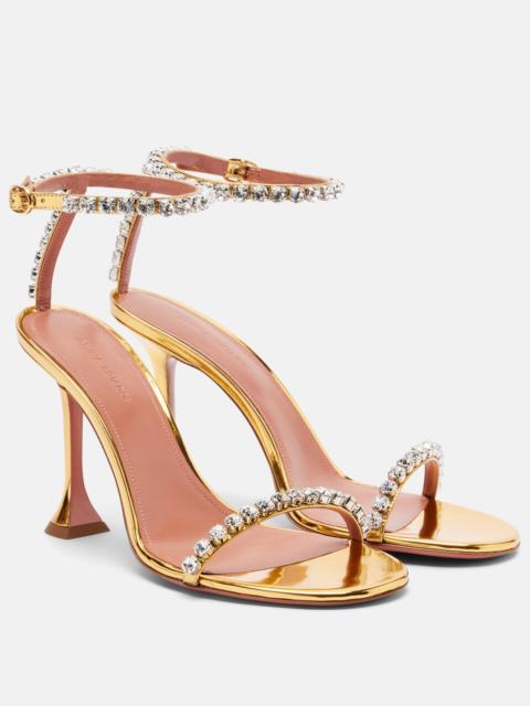 Gigi 95 embellished leather sandals