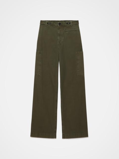WOMENS CARGO TROUSERS IN KHAKI