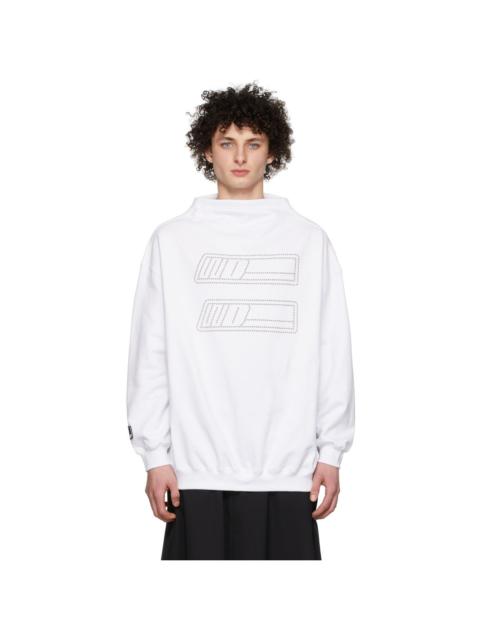 White Cotton Sweatshirt