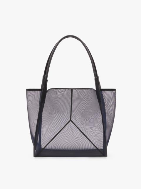 Victoria Tote Bag Large In Navy Mesh