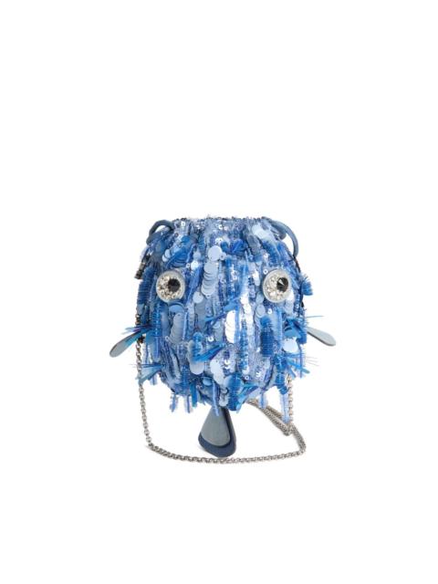 sequin-embellished blowfish cross body bag