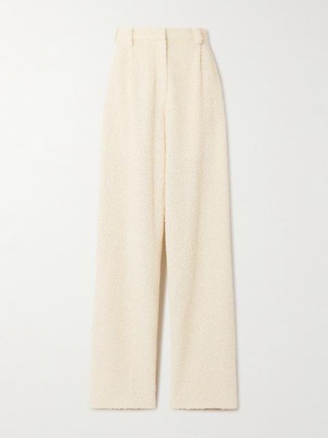 Bouclé Wide-leg Pants