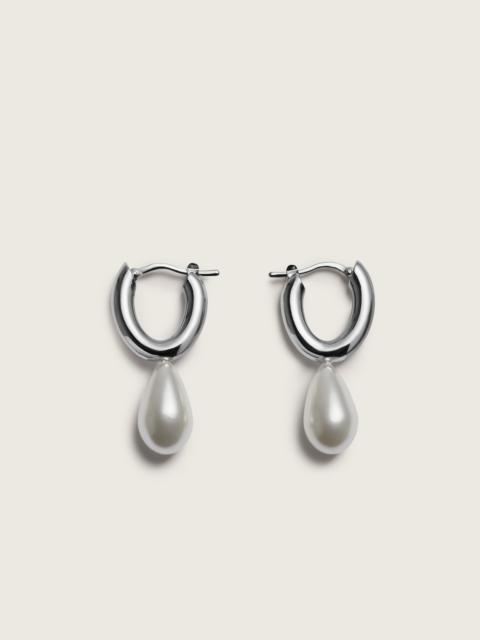 Pearl Hoop Earrings