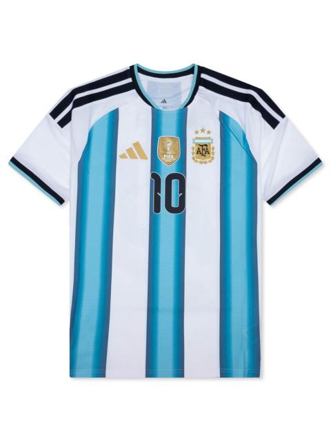 ARGENTINA 26 MESSI HOME AUTHENTIC JERSEY - WHITE