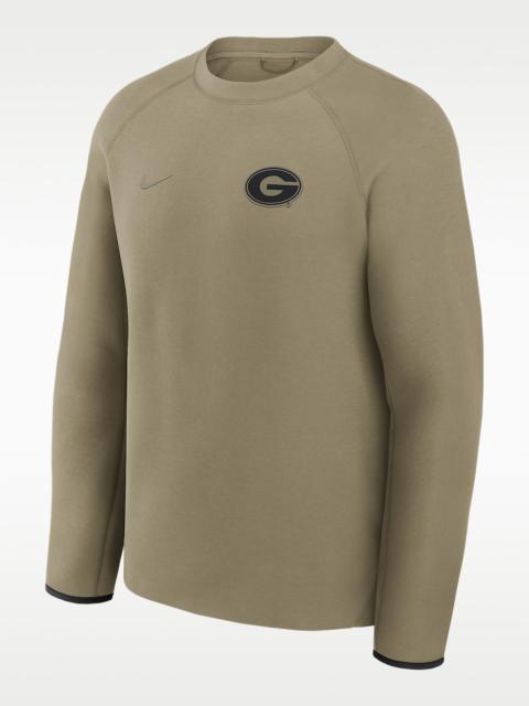 Georgia Tech Fleece Men's Nike College Pullover Crew