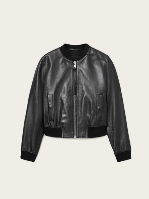 ORTEN LEATHER BOMBER JACKET