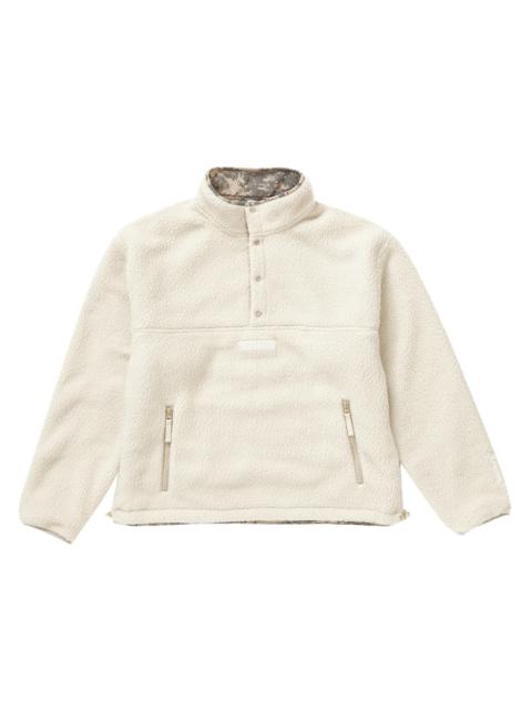Supreme Polartec Shearling Reversible Pullover Natural
