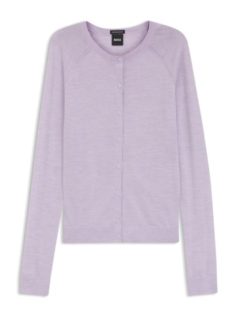 SUPERFINE MERINO WOOL CARDIGAN