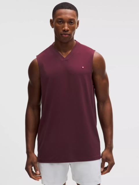 Mesh-Panelled Tennis Sleeveless Shirt