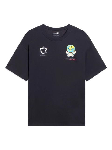 Li-Ning x Og_Slick Earth Graphic T-shirt 'Black' AHSS299-1