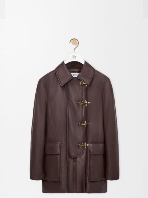 Coat in nappa lambskin