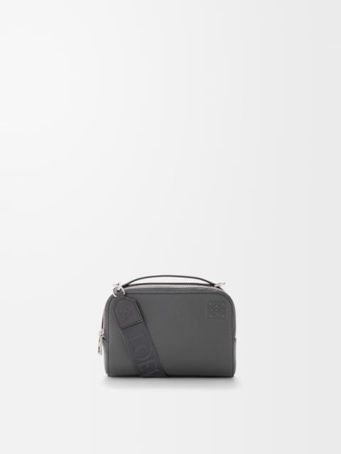 Mini crossbody camera bag in soft grained calfskin