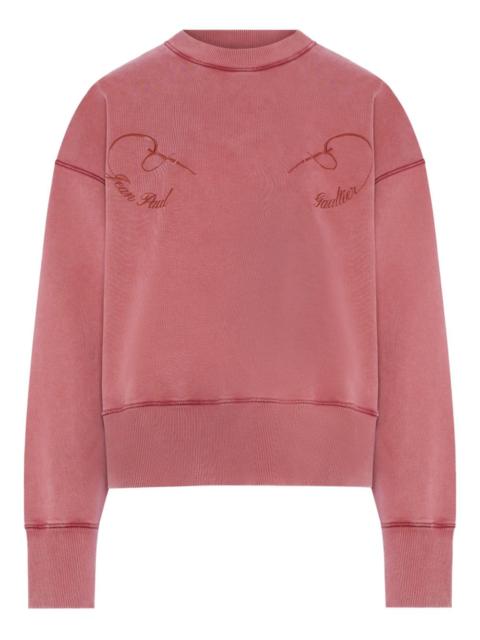 embroidered sweatshirt