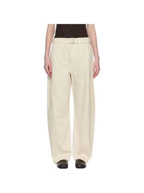 Off-White Twisted Belted Jeans