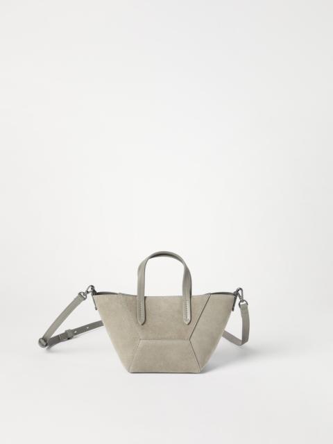 BC Duo mini bag in suede with monili