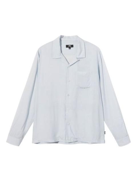 Stussy Pin Up Girl L/S Shirt 'Light Grey' STUSSY-SS21-3