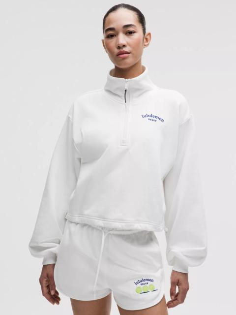 Cotton Terry Tennis Half Zip *Deuce