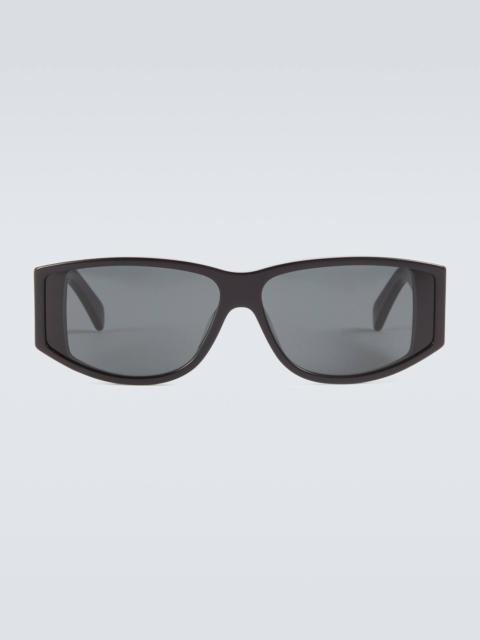Rectangular acetate sunglasses