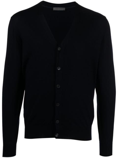 V-neck vigin wool cardigan