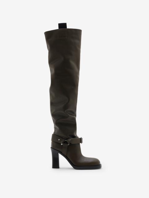 Leather Soft Stirrup Boots
