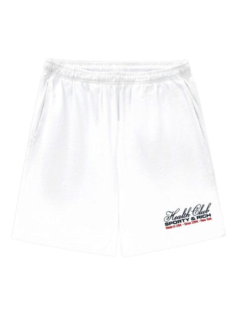 logo-print shorts